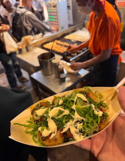 Takoyaki in Shinkyogoku