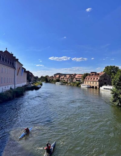 Bamberg, Blick auf die Regnitz
