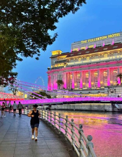 Singapur - Clarke Quay / Fullerton Hotel
