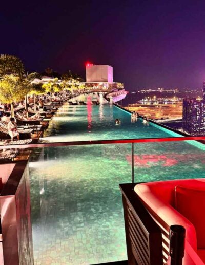 Singapur - Marina Bay Sands Rooftop Pool
