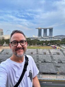 Singapur - National Gallery Selfie