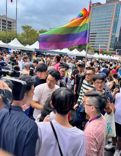 Taipei's Bürgermeister beim Pride